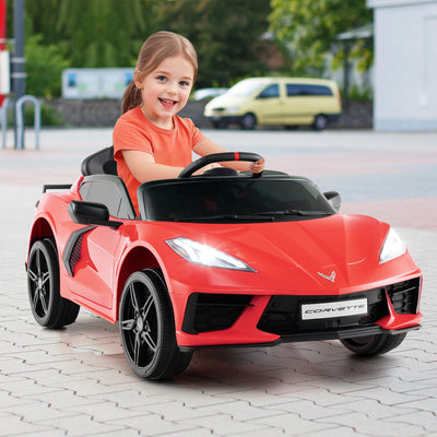12V Electric Kids Ride On Car - Licensed Chevrolet Corvette C8