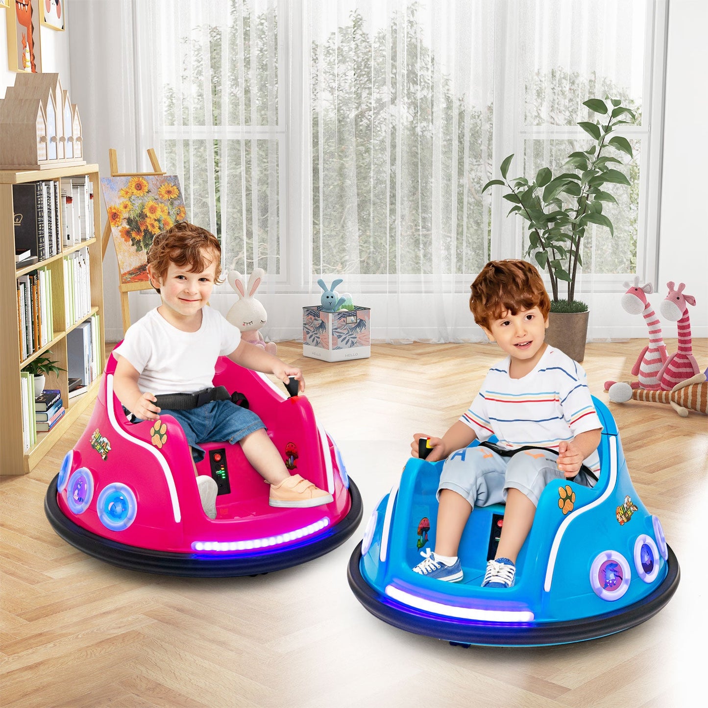 Coche Eléctrico de 12V con Control Remoto - Rosa