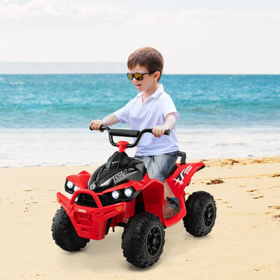 12V Kids Ride On ATV - High/Low Speed, Comfortable Seat, Red