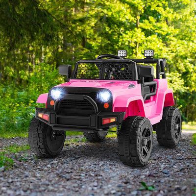 Camion pour enfants 12V avec télécommande - Rose