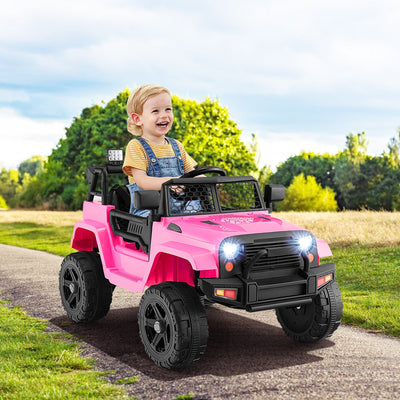 Camion pour enfants 12V avec télécommande - Rose