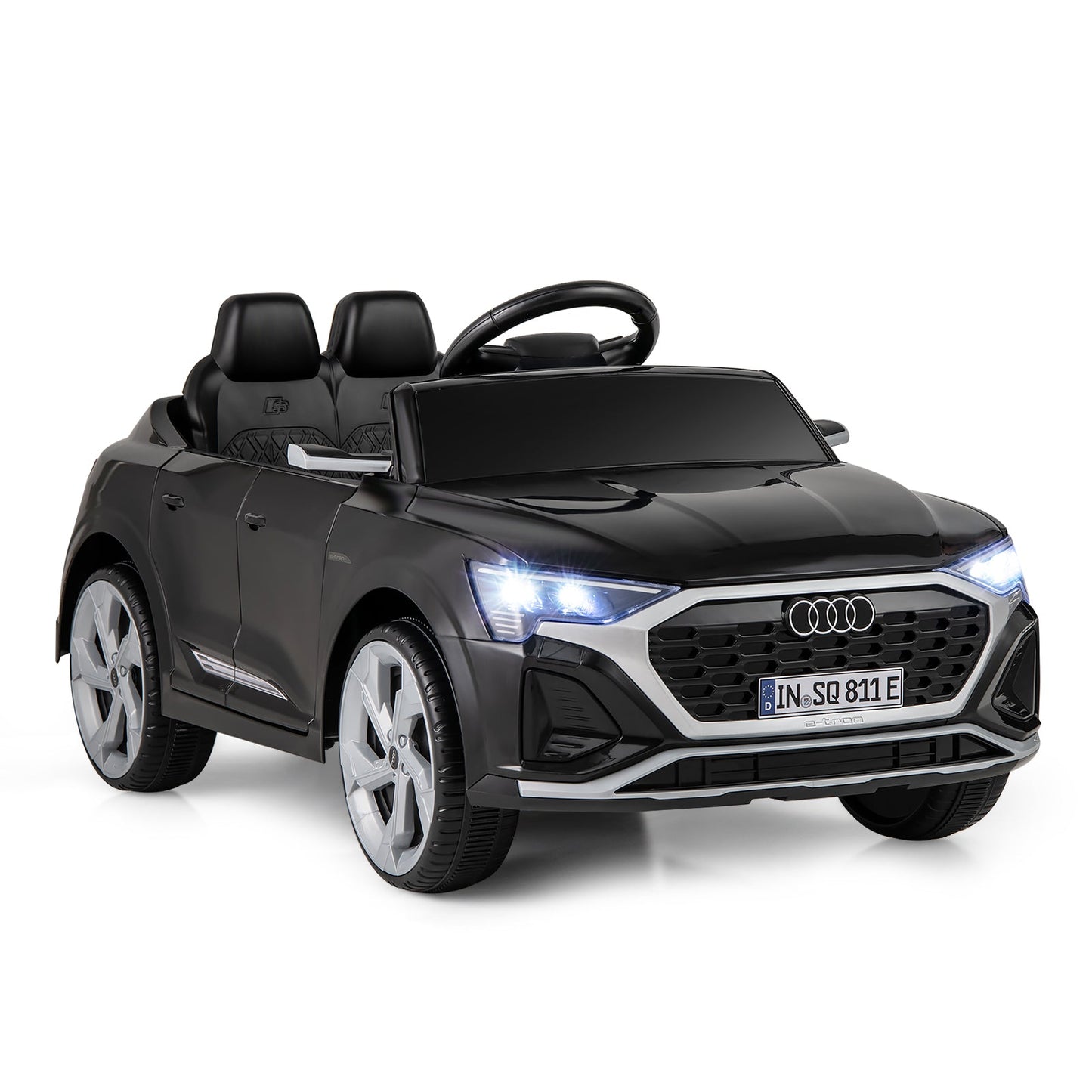 12V Kids Ride-On Car Licensed Audi SQ8 - Black