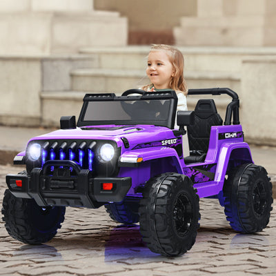 Voiture Jeep pour enfants 12V avec télécommande - Violet