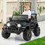 Camion électrique pour enfants 12V avec télécommande - Noir