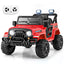 Camion Gbruno 12V pour enfants avec télécommande - Rouge