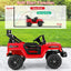 Camion Gbruno 12V pour enfants avec télécommande - Rouge