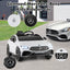 12V Kids Ride on Car Mercedes-Benz AMG CLA 45 - White