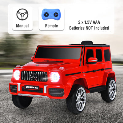 Voiture électrique pour enfants 12V Mercedes-Benz G63 - Rouge