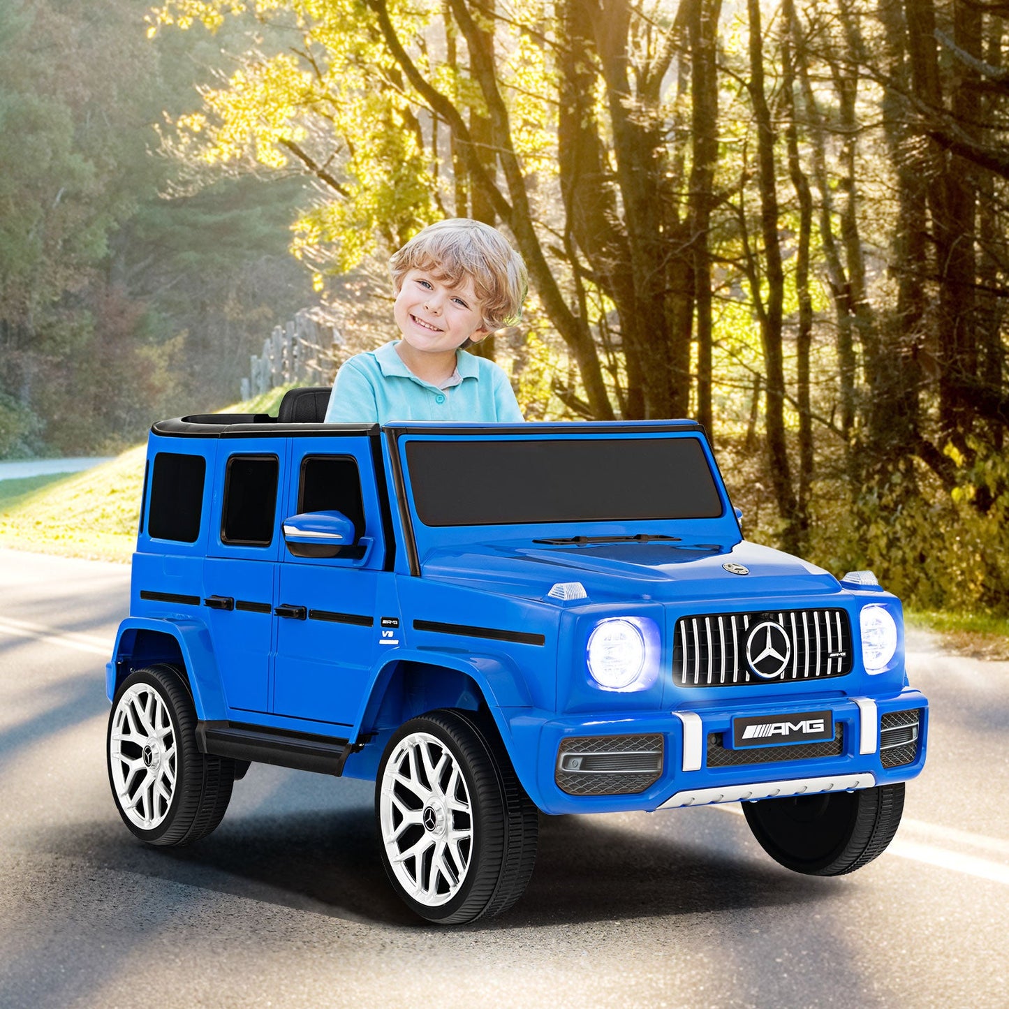 Voiture électrique pour enfants Mercedes-Benz G63 12V - Marine