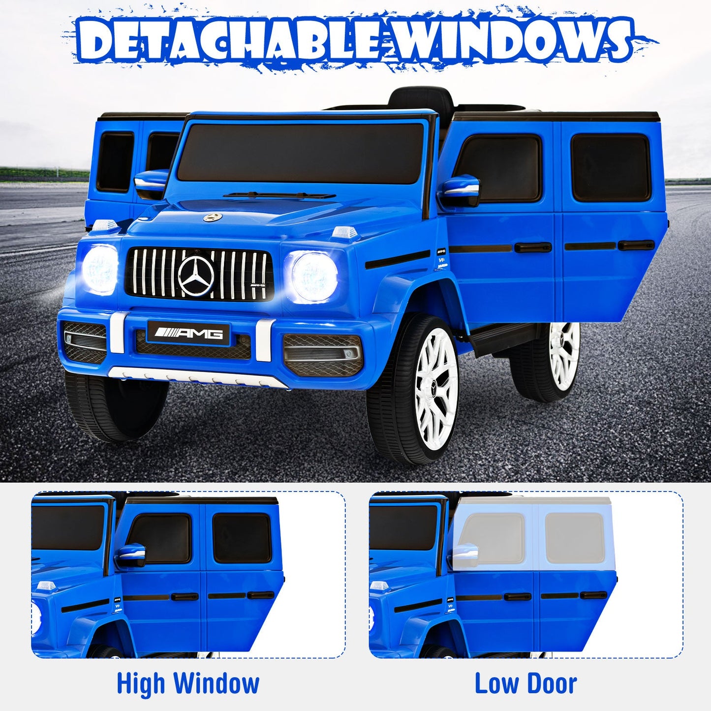 Voiture électrique pour enfants Mercedes-Benz G63 12V - Marine