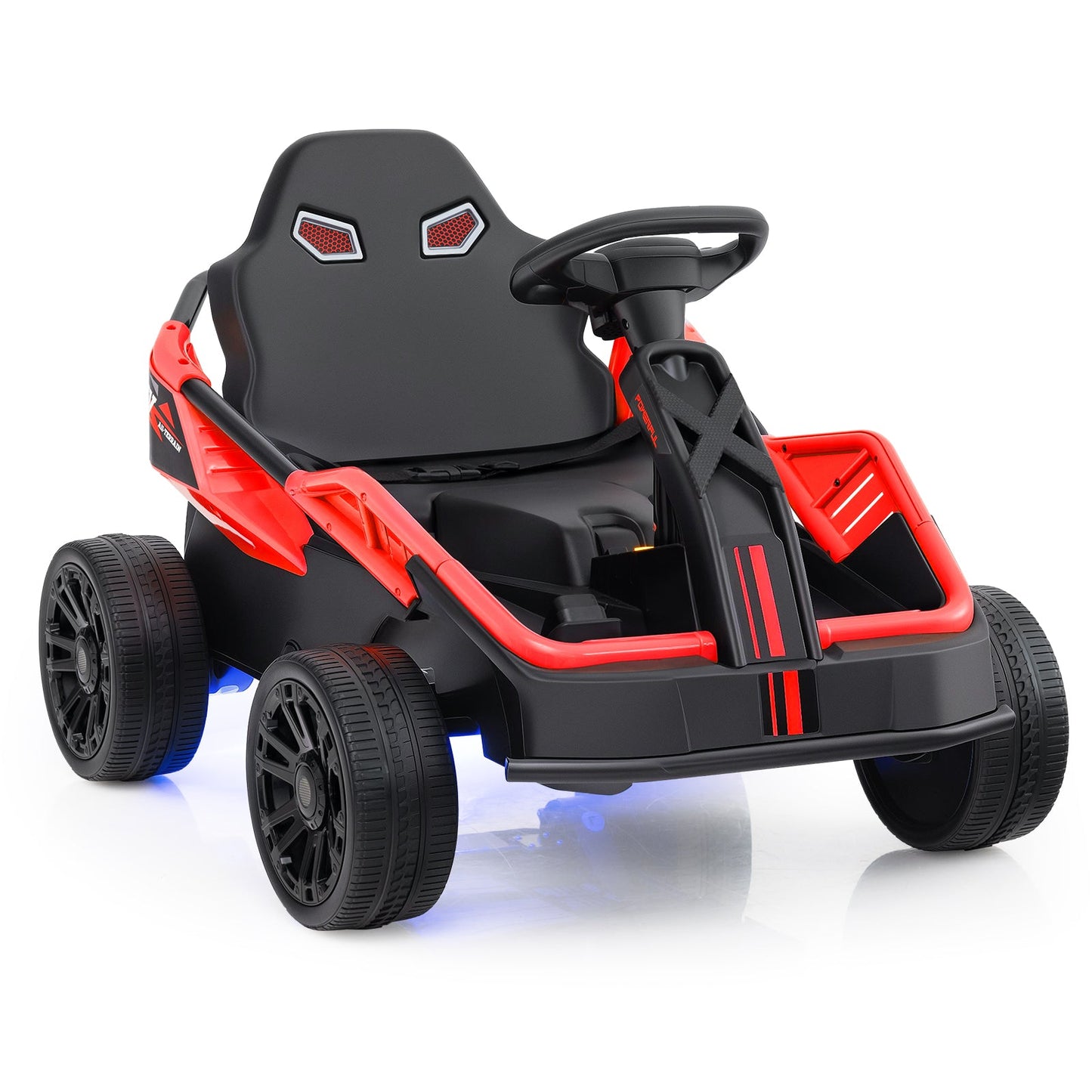 Gbruno UTV eléctrico de 12V para niños grandes - Rojo