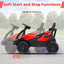 Gbruno UTV eléctrico de 12V para niños grandes - Rojo