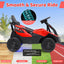 Gbruno UTV eléctrico de 12V para niños grandes - Rojo