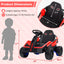 Gbruno UTV eléctrico de 12V para niños grandes - Rojo