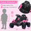 12V Electric UTV Ride-On Car for Kids - Pink