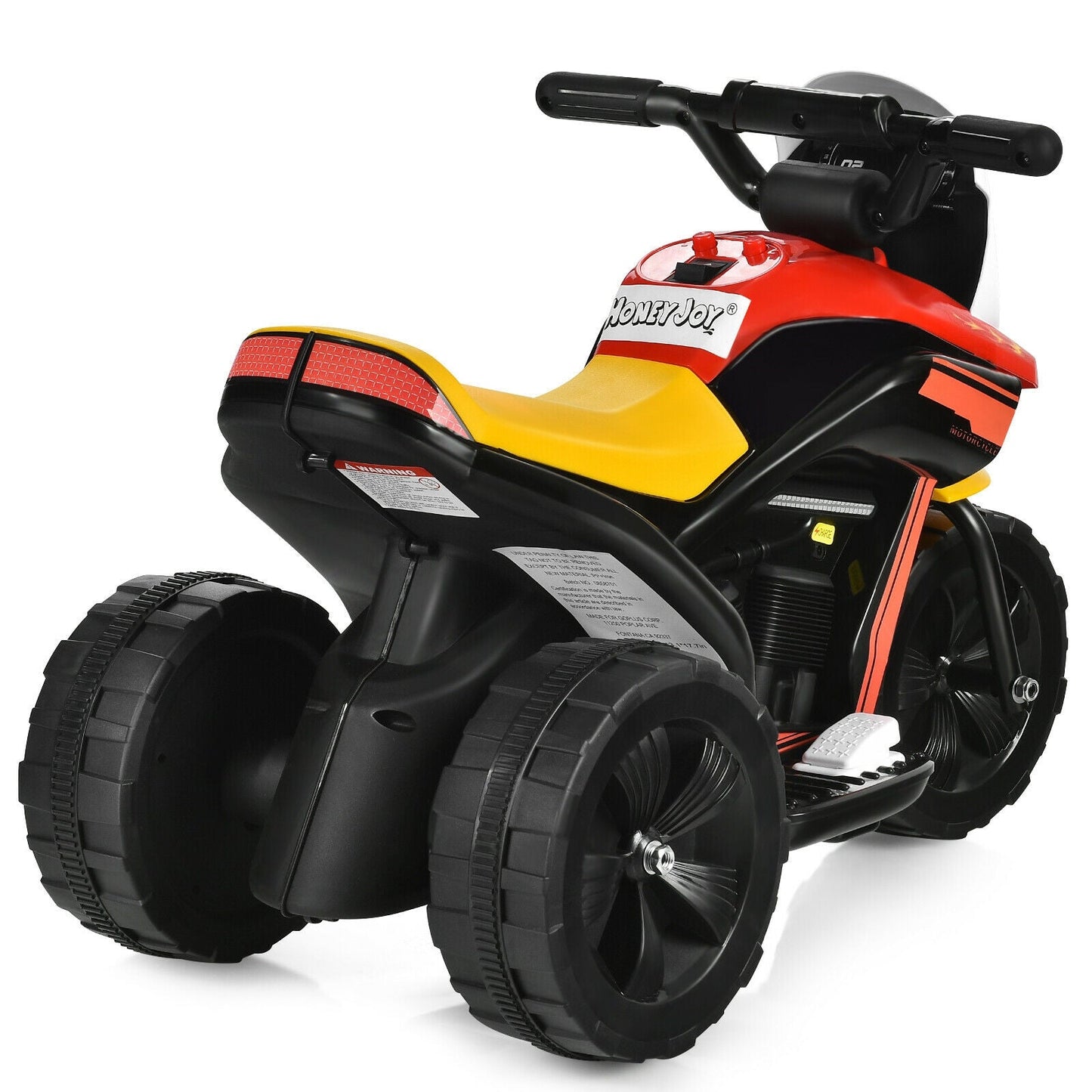 6V 3-Wheel Electric Ride-On Motorcycle Trike for Kids