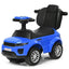Poussette 3-en-1 pour Tout-Petit et Voiture à Pousser - Bleu