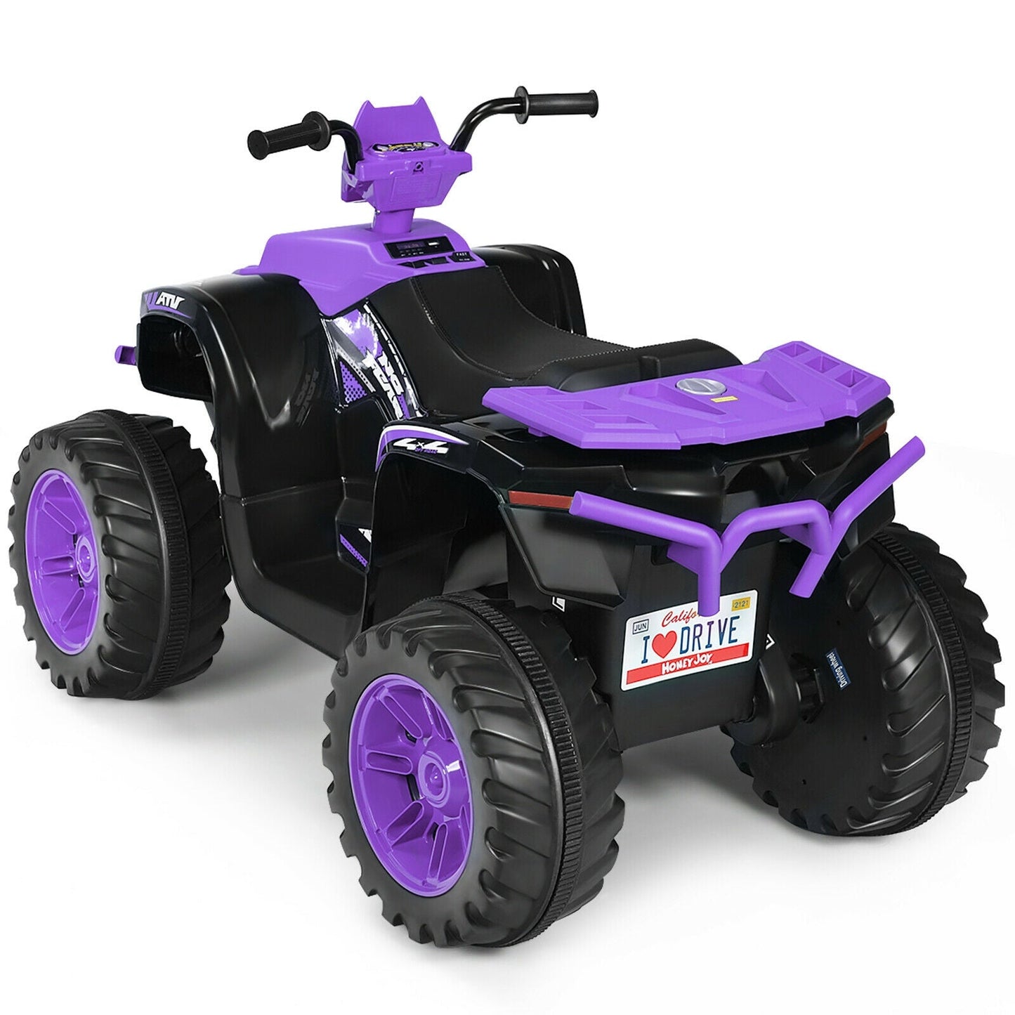 Coche Eléctrico ATV Cuatrimoto para Niños 12V - Púrpura