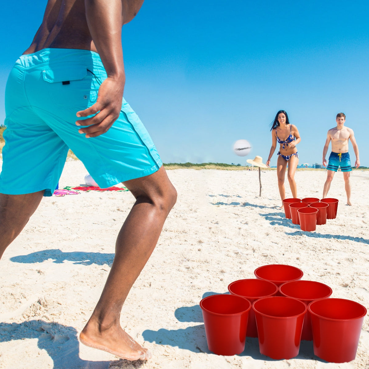 Juego de Yard Pong Gigante con Bolsa de Transporte