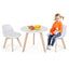 Ensemble de table d'activité moderne pour enfants et 2 chaises