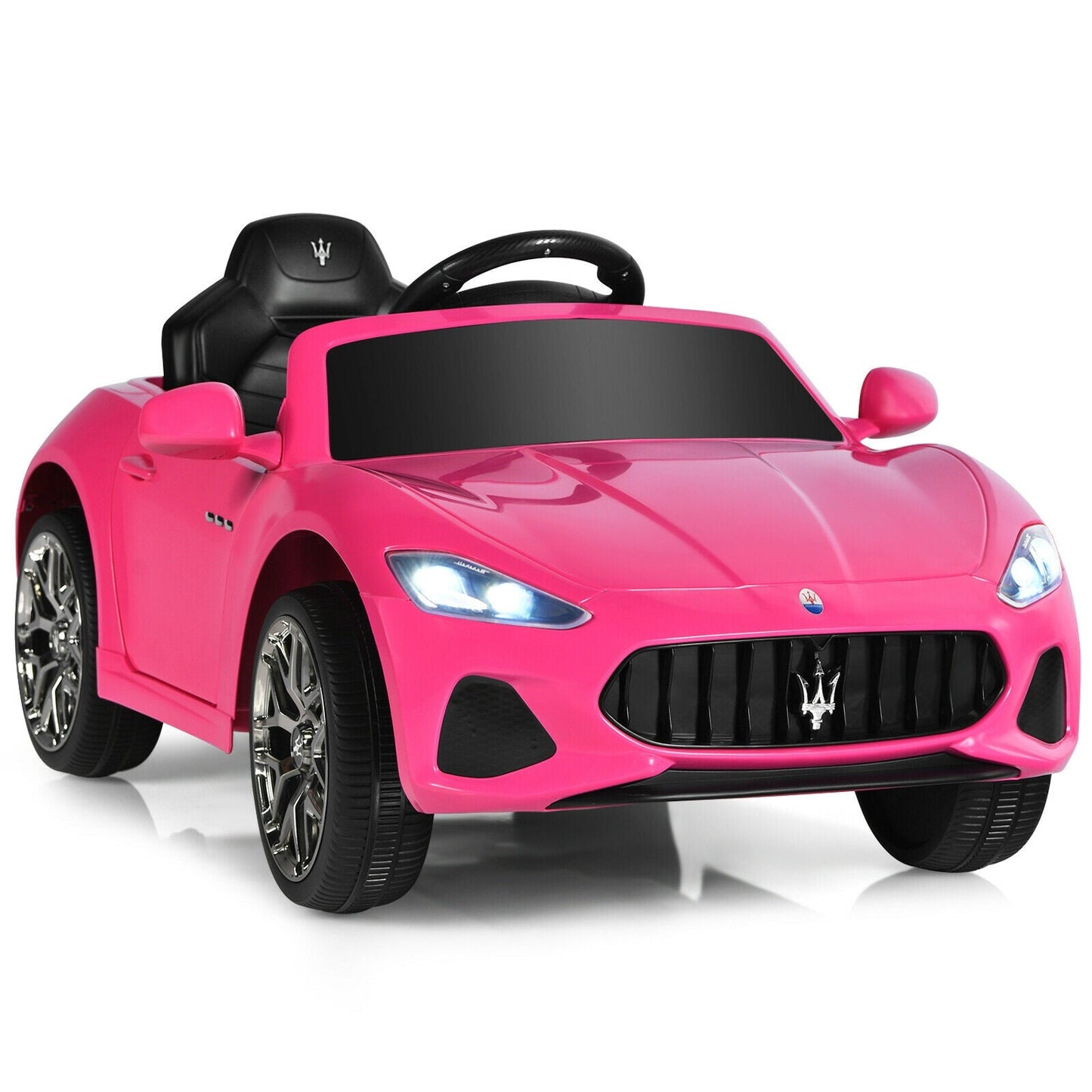 Voiture électrique pour enfants 12V avec télécommande - Rose