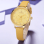Montre de Luxe Élégante pour Femme avec Double Zircon et Chronomètre