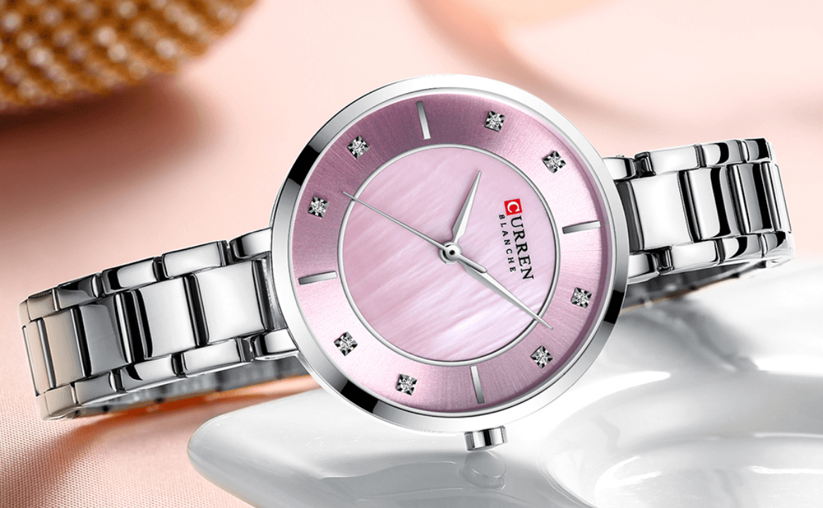Montre analogique en quartz élégante pour femmes - Décontractée et étanche