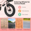 Bicicleta Infantil de 12 Pulgadas con Canasta y Manillar Ajustable para Edades de 3 a 4 Años