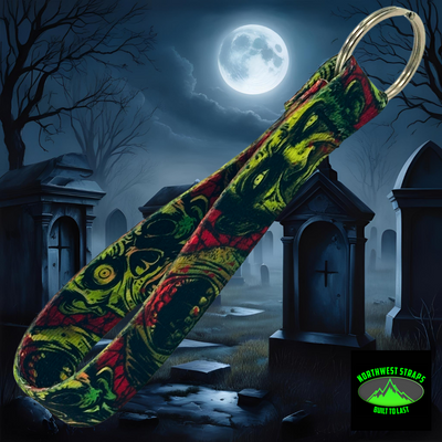Undead Charm Key Fob - Perfect Accessory for Goth Enthusiasts - Korvel