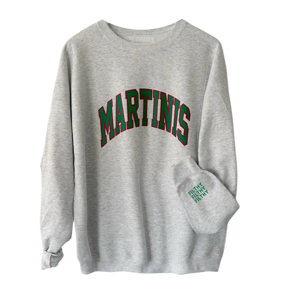 Sudadera MARTINIS con puño personalizable