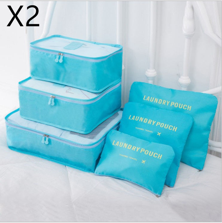 6-Piece Travel Storage Bag Set for Organized Packing
