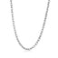 Cadena de eslabones franceses de oro blanco de 14k - 2.50 mm