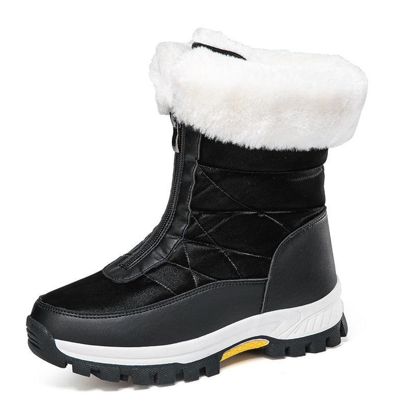 Botas de Tobillo con Cremallera y Plataforma Livianas para Mujer