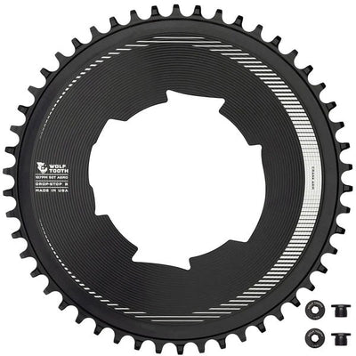 Chaîne de vélo Wolf Tooth Aero 50T Noir - 107 BCD Drop-Stop B