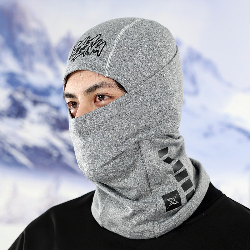 Masque de tête en velours coupe-vent pour le ski