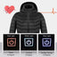 New Heated Jacket Coat USB Electric Jacket Cotton Coat Heater Thermal Clothing Heating Vest Men's Clothes Winter - Korvel