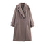 Manteau long élégant minimaliste pour femmes