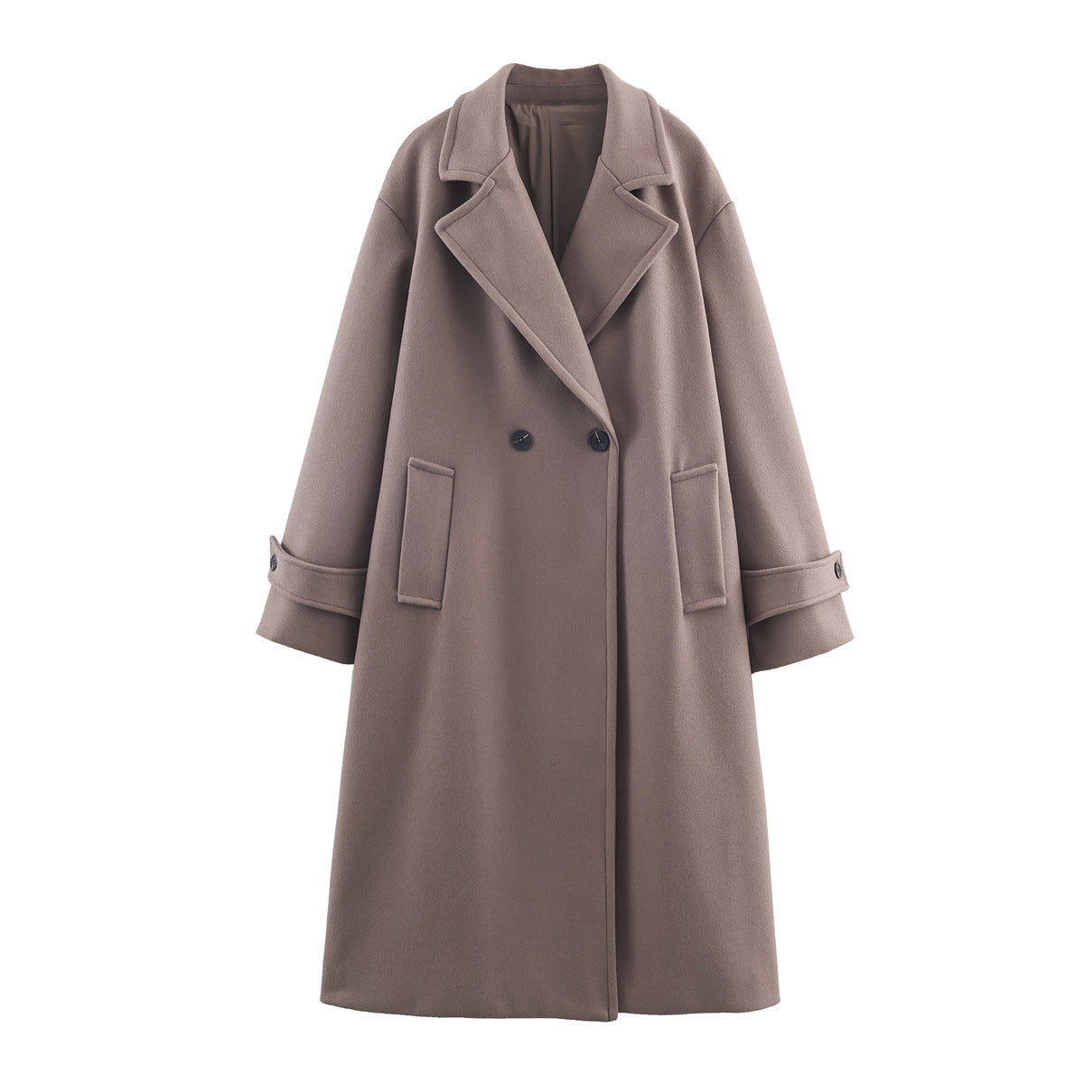 Manteau long élégant minimaliste pour femmes