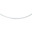 14k White Gold Classic Omega Style Chain - 2 mm