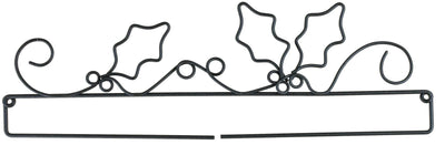 Support de bricolage décoratif en métal gris de 12 pouces avec fond fendu