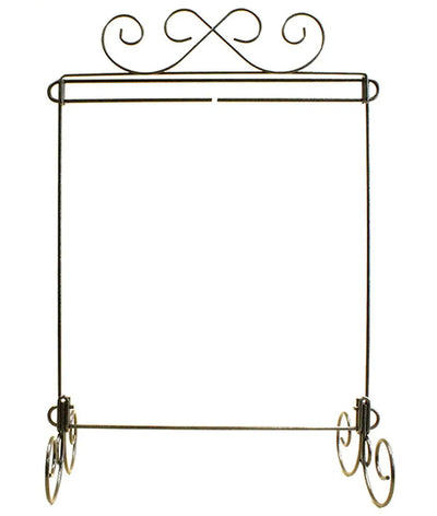 12in x 14in Charcoal Scroll Stand for Crafting