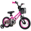 Vélo pour enfants de 12 pouces avec siège réglable et panier avant