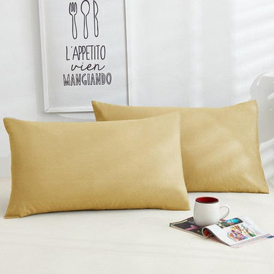 Cotton Solid Color Pillowcase for Luxurious Comfort