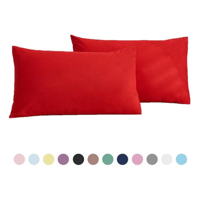 Cotton Solid Color Pillowcase for Luxurious Comfort
