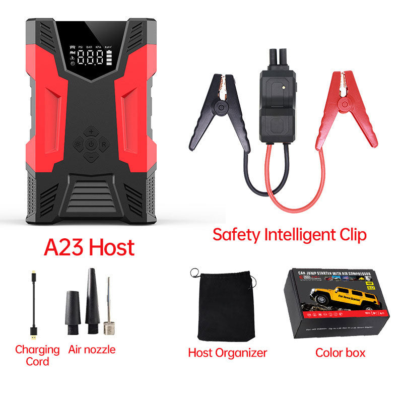 12V Lithium  Booster Jump Starter and Air Compressor - Korvel