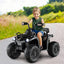 ATV 4 Roues Électrique 12V pour Enfants avec MP3 et Phares - Noir Uni