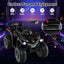 ATV 4 Roues Électrique 12V pour Enfants avec MP3 et Phares - Noir Uni