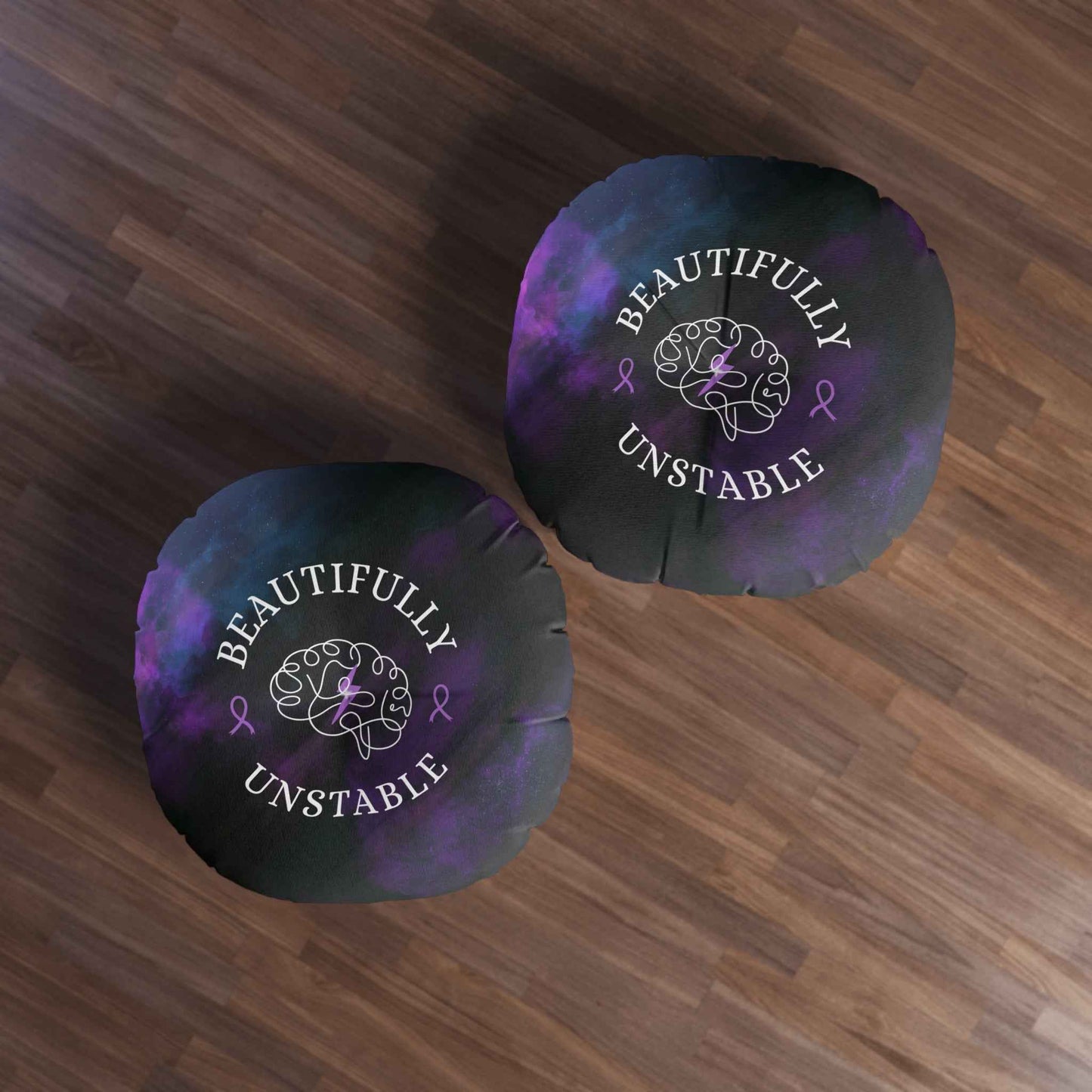 Beautifully Unstable Purple Awareness Floor Pillow