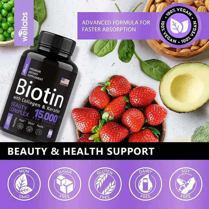 Compound Vitamin B Capsules and Biotin Capsules - Korvel