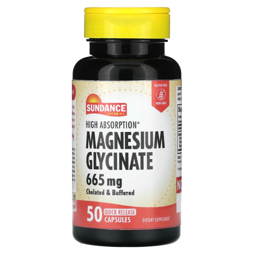 Sundance Vitamins High Absorption Magnesium Glycinate Capsules